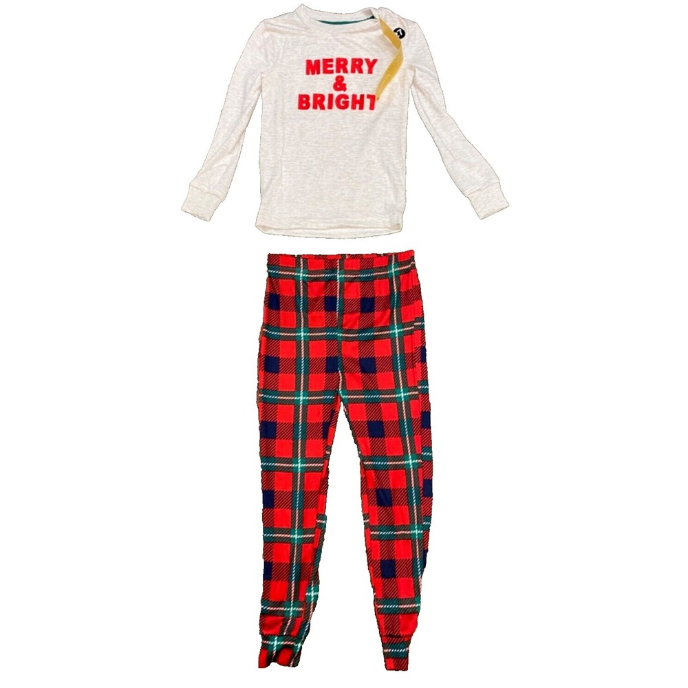 NEW‎ Unisex Childs Members Mark Family Sleep Set 'Merry & Bright' Size 6